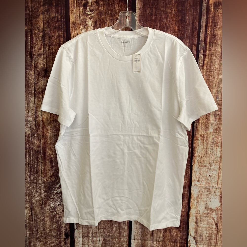 Old Navy | NWT Men’s Casual White Crew Neck Short Sleeve T-shirt